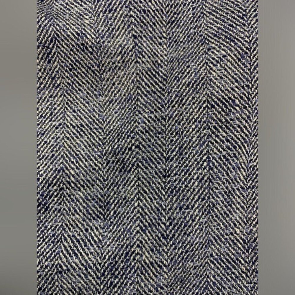 Vintage Walter Pye's LeBaron Clothes Blazer Jacket Dark Blue Herringbone 43L EUC - Picture 7 of 14